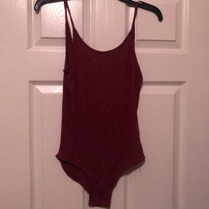 New burgundy bodysuit